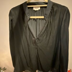 ZADIG& VOLTAIRE DELUXE LONG SLEEVE BLOUSE